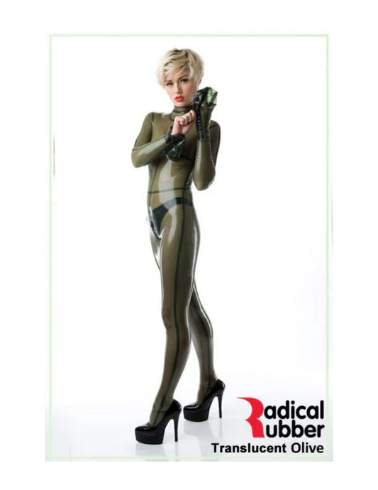 Radical Rubber Transparent Olive .4mm