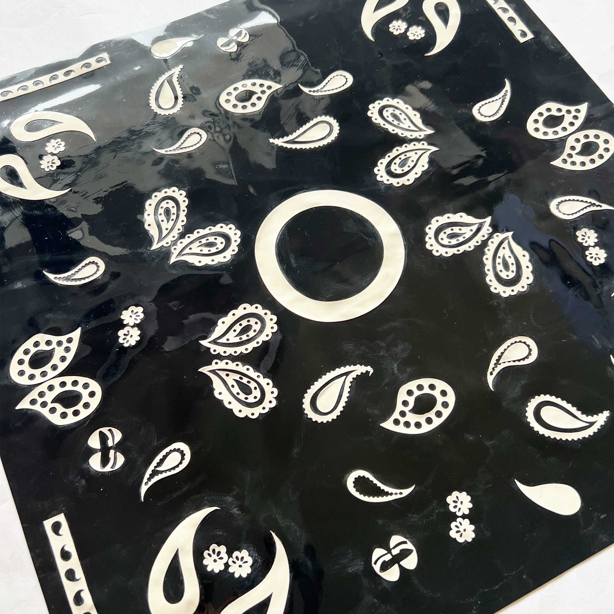 Latex Paisley Print Bandana – Hevea