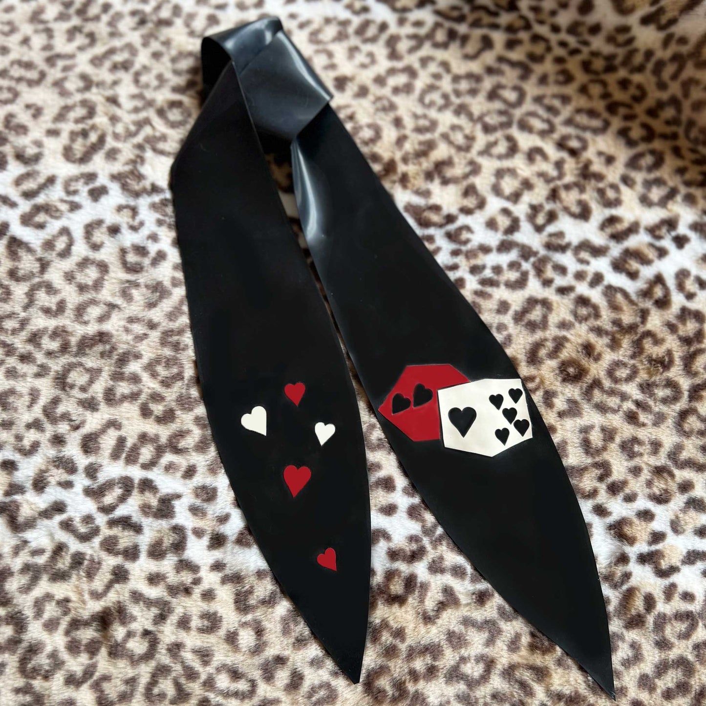 Roll the Dice Latex Neck Tie