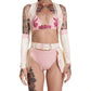 Pink & White Latex Rodeo Queen Set