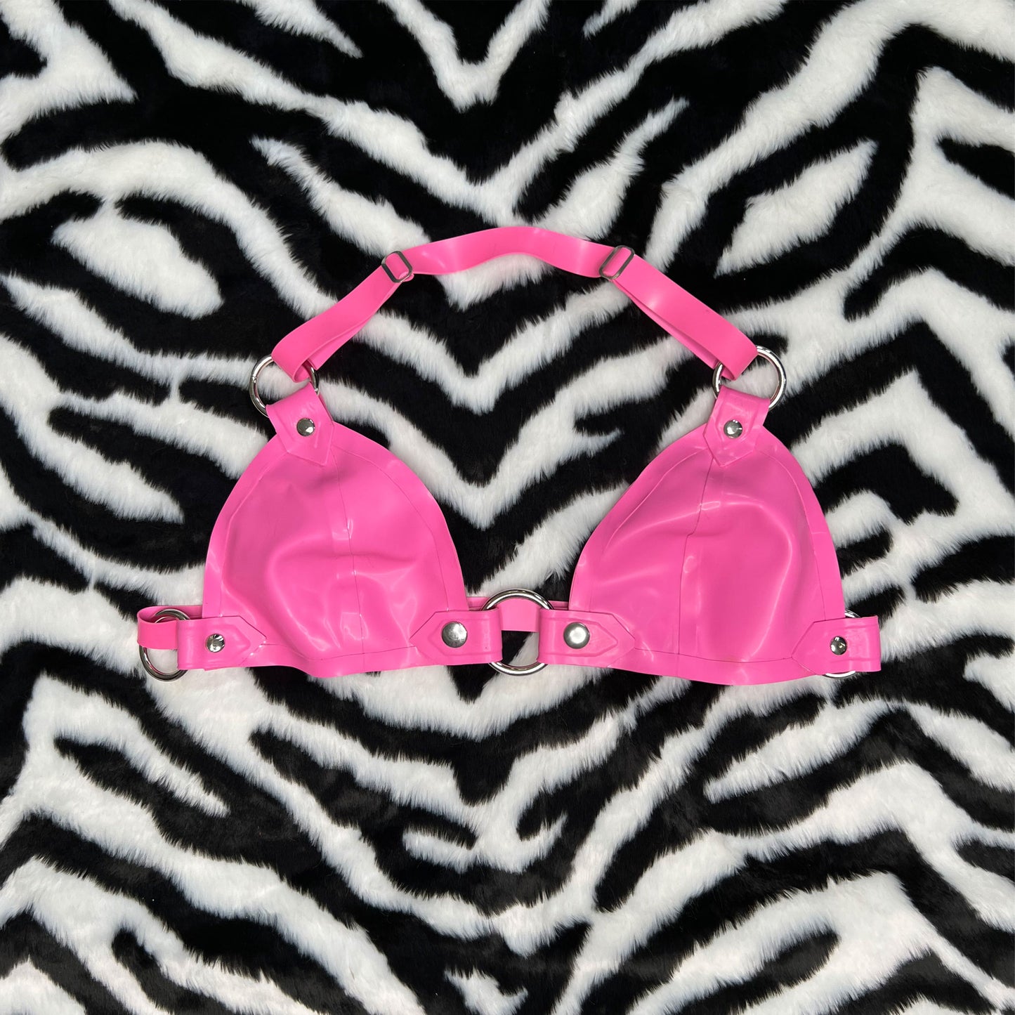 O Ring Latex Bra