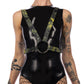 Black & Yellow Latex Snakeskin Set