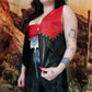 Studded Fringed Vest