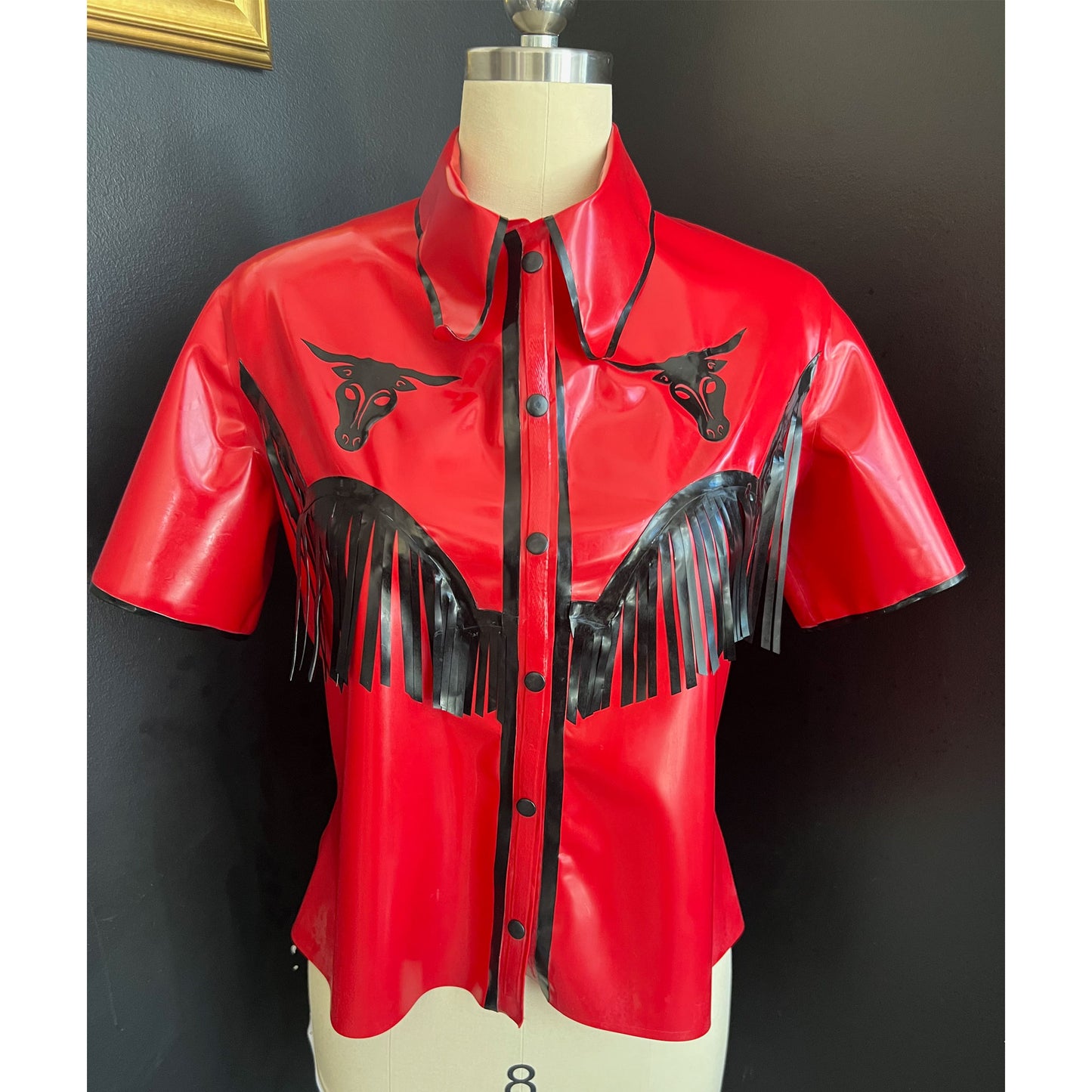 "Bull Rider" Western Fringed Shirt (Made to Order)