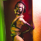 Black & Yellow Latex Snakeskin Set